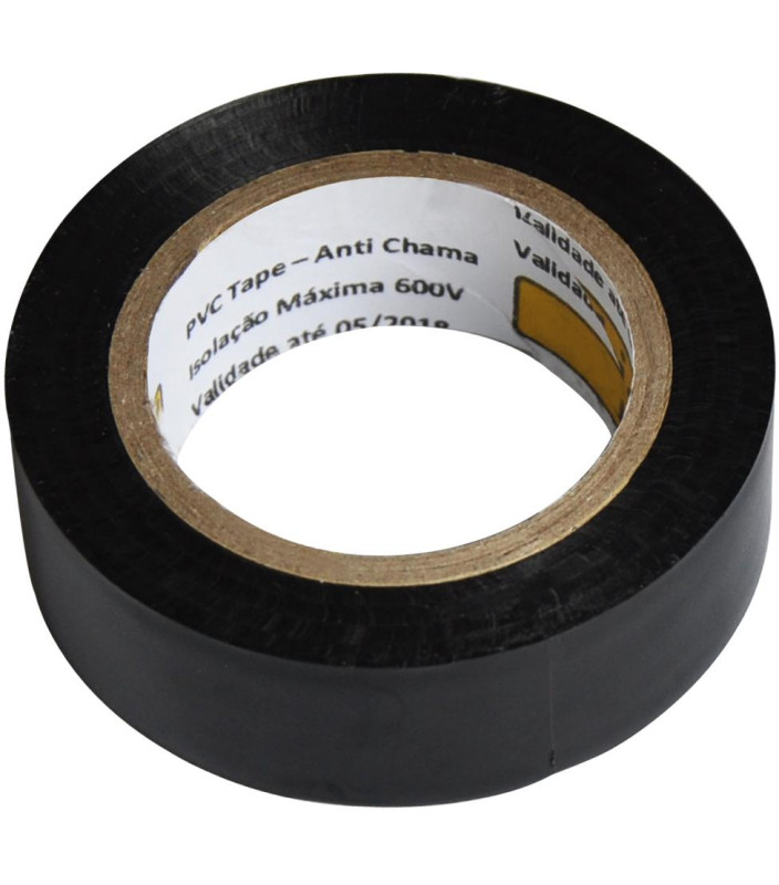 Nastro adesivo isolante PVC elettricista nero 10m - 10pz