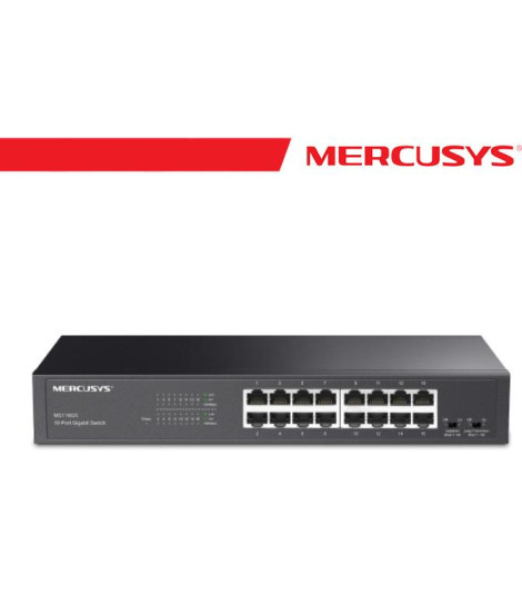 Mercusys 16-Port Gigabit Desktop/Rackmount Switch - MS116GS
