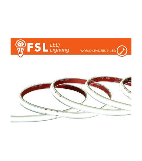 Striscia LED COB 5metri - IP65 6500K 24V 15W/m 1500lm/m CRI90