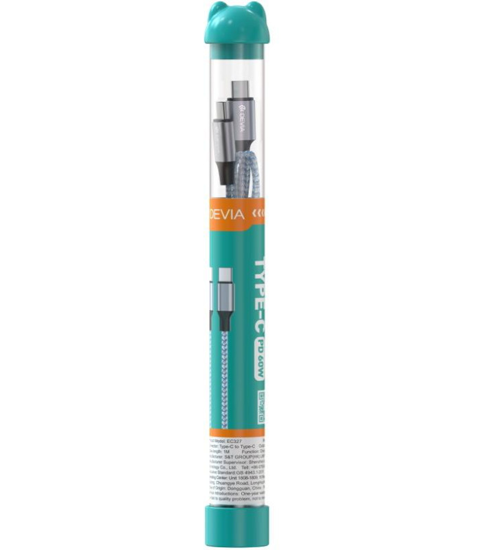 Cavo Bubble Tipo-C - C 3A 60W Per carica rapida PD Nero