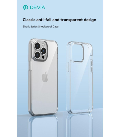 Cover protettiva Shark Trasparente Protezione iPhone 15 Plus