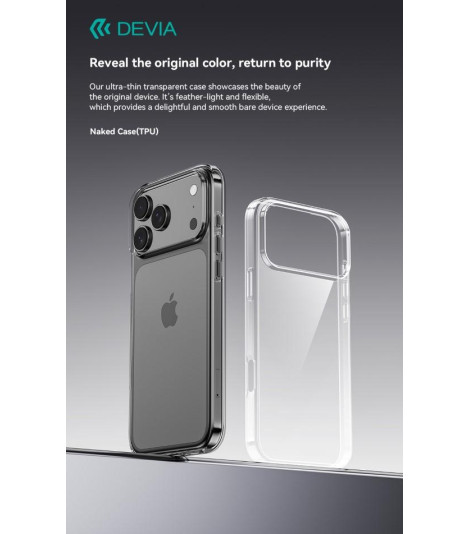 Custodia antiurto trasparente per iPhone 17 Air