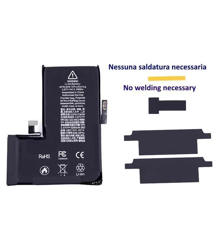 Batteria No-Welding Senza Saldatura per iPhone 12 Pro Max