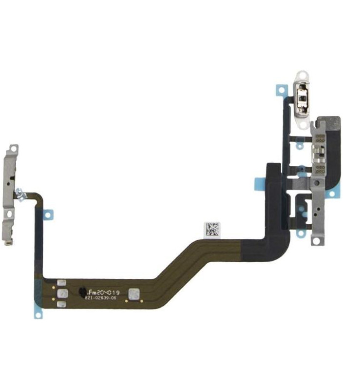 Flat Power e Volume con metallo per iPhone 12/12Pro 