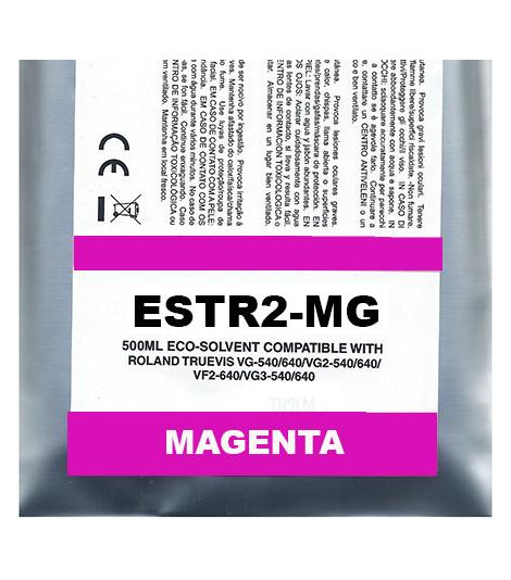 Magente Eco-Solvent Ink Bag Compa Roland TrueVIS SG2,VG2,VF2,SG3,VG3500ML