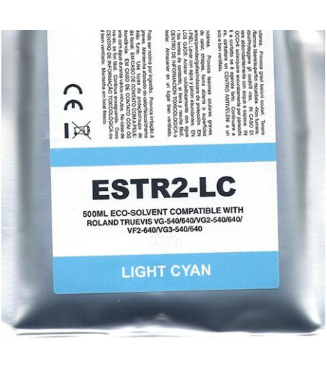 Ciano Light Eco-Solvent Ink Bag Compa Roland TrueVIS SG2,VG2,VF2,SG3,VG3500ML