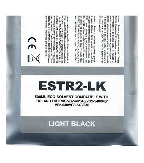 Black Light Eco-Solvent Ink Bag Compa Roland TrueVIS SG2,VG2,VF2,SG3,VG3500ML