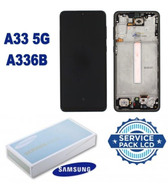 Lcd Originale Samsung A336B A33 5G Service pack Bianco